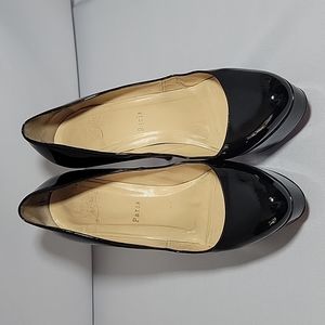 Christian Louboutin Black Lady Patent Leather Pumps